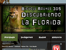 Tablet Screenshot of bicycleroutes305.com